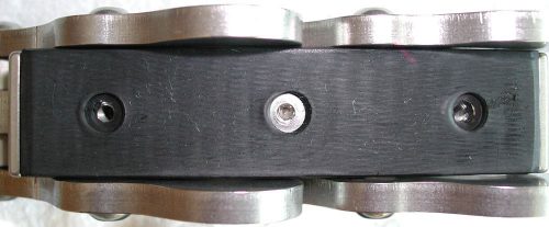 Type-2 rubber plate after 48h endurance test, continually loaded with 20 kN